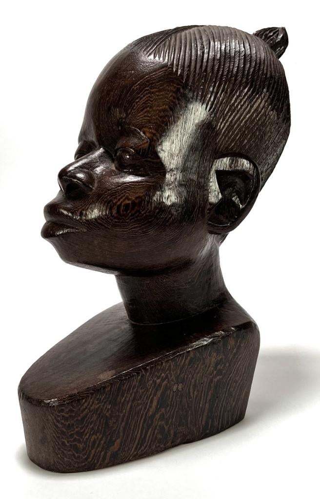 1082. Houten beeld, Makonde Mawingu - Tanzania, 20e eeuw, Ophalen of Verzenden
