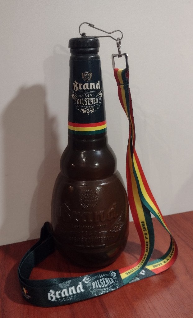 Brand Bier Samba-fles Vastelaovend Carnaval 2015., Ophalen of Verzenden, Gebruikt, Overige typen, Brand