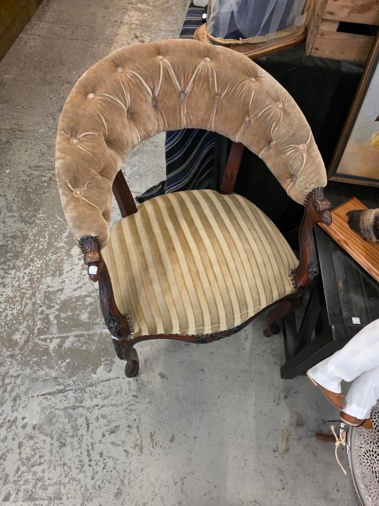 Antieke fauteuil, Huis en Inrichting, Ophalen, ., Minder dan 100 cm, M