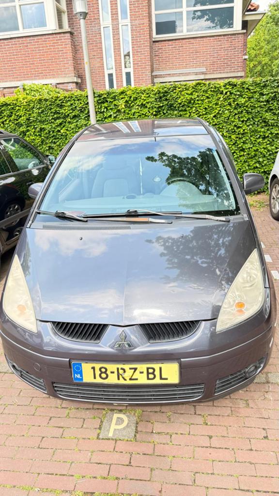 Mitsubishi Colt 1.3 CZ5 2005 Grijs, Auto's, 31 €/maand, Colt, Origineel Nederlands, Handgeschakeld