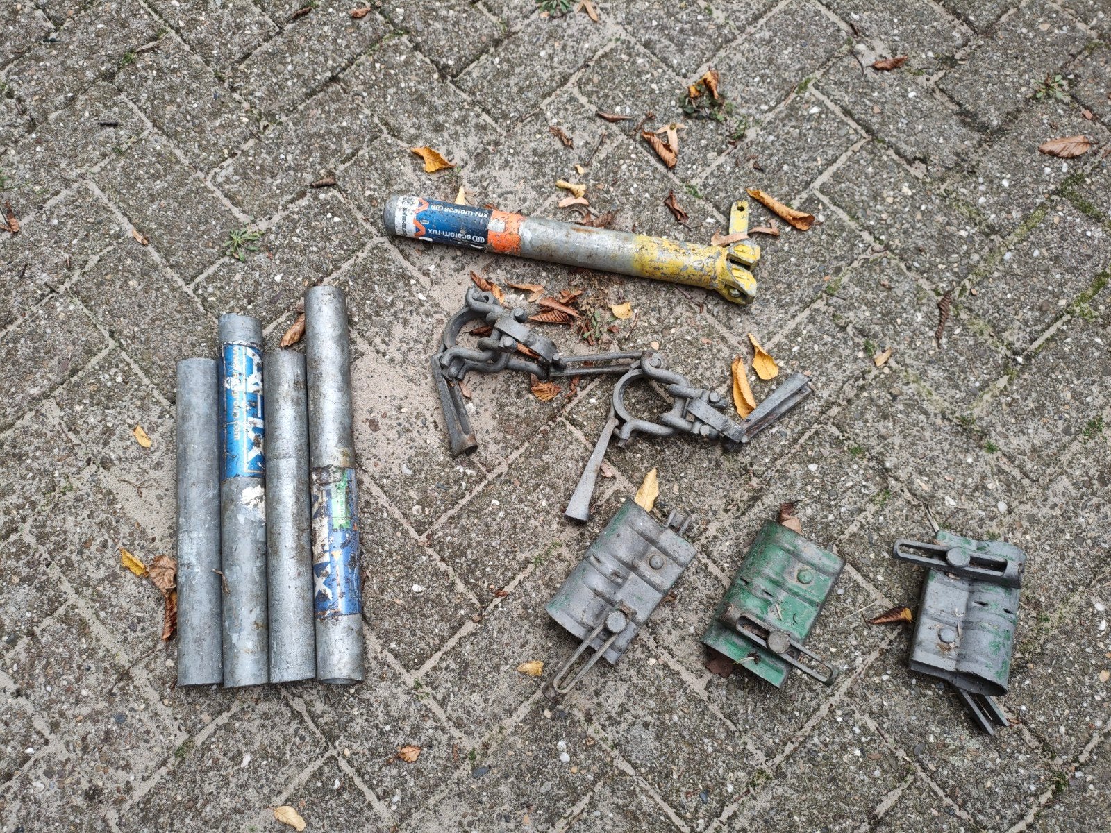 Diverse steigermaterialen - Gebruikt