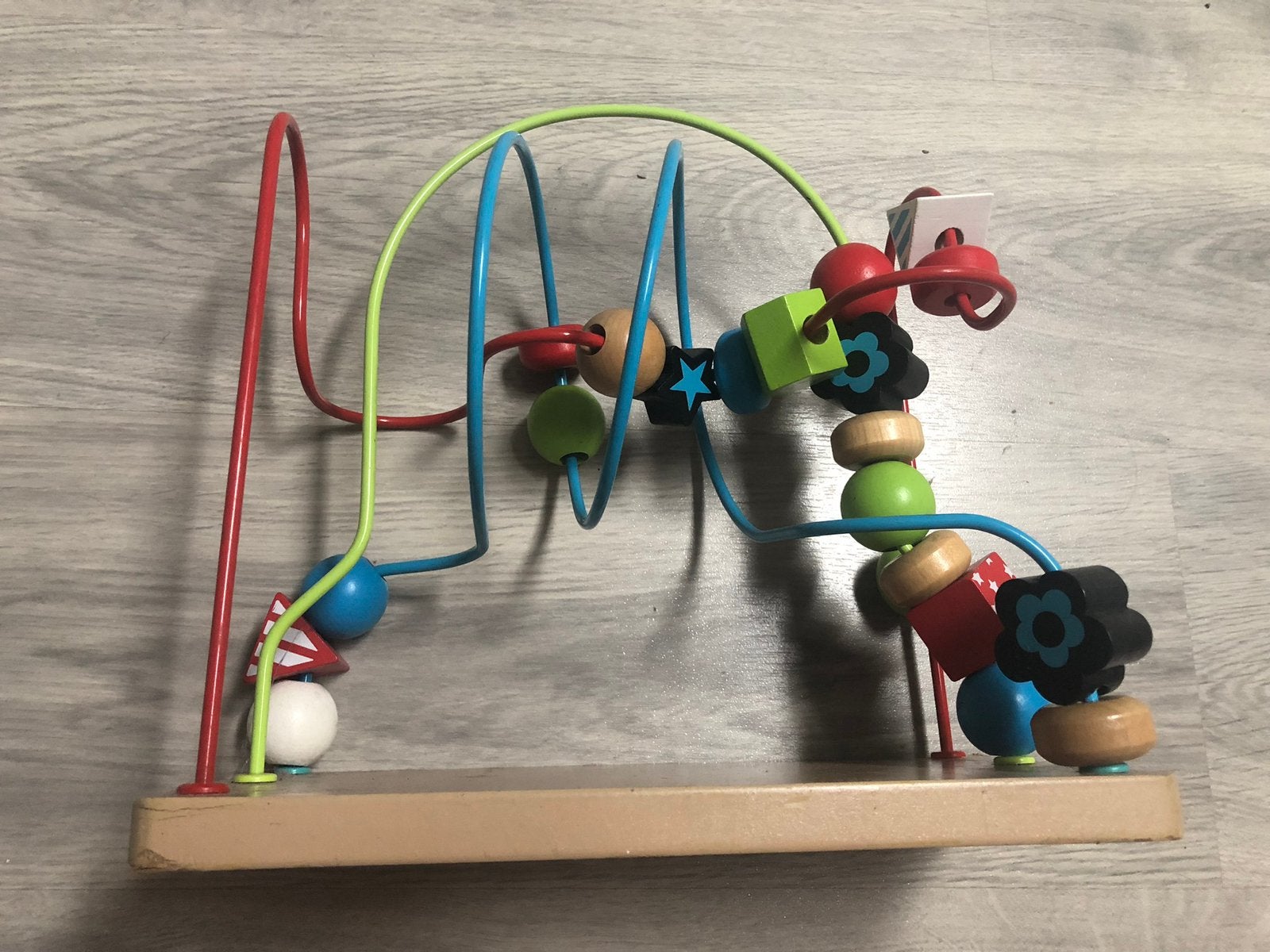Kralen spiraal, Kinderen en Baby's, Speelgoed | Houten speelgoed, Ophalen of Verzenden, Zo goed als nieuw