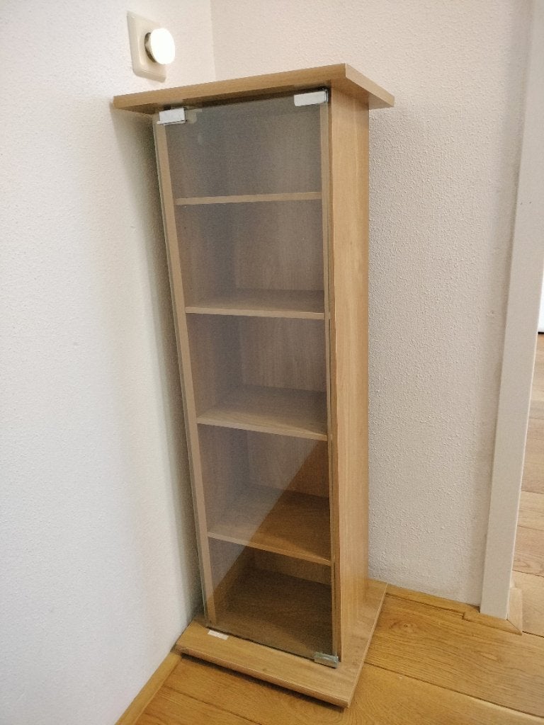 Display stand cabinet kleine maat cd cabinet, Huis en Inrichting, Kasten | Vitrinekasten, Ophalen, Minder dan 50 cm, Zo goed als nieuw