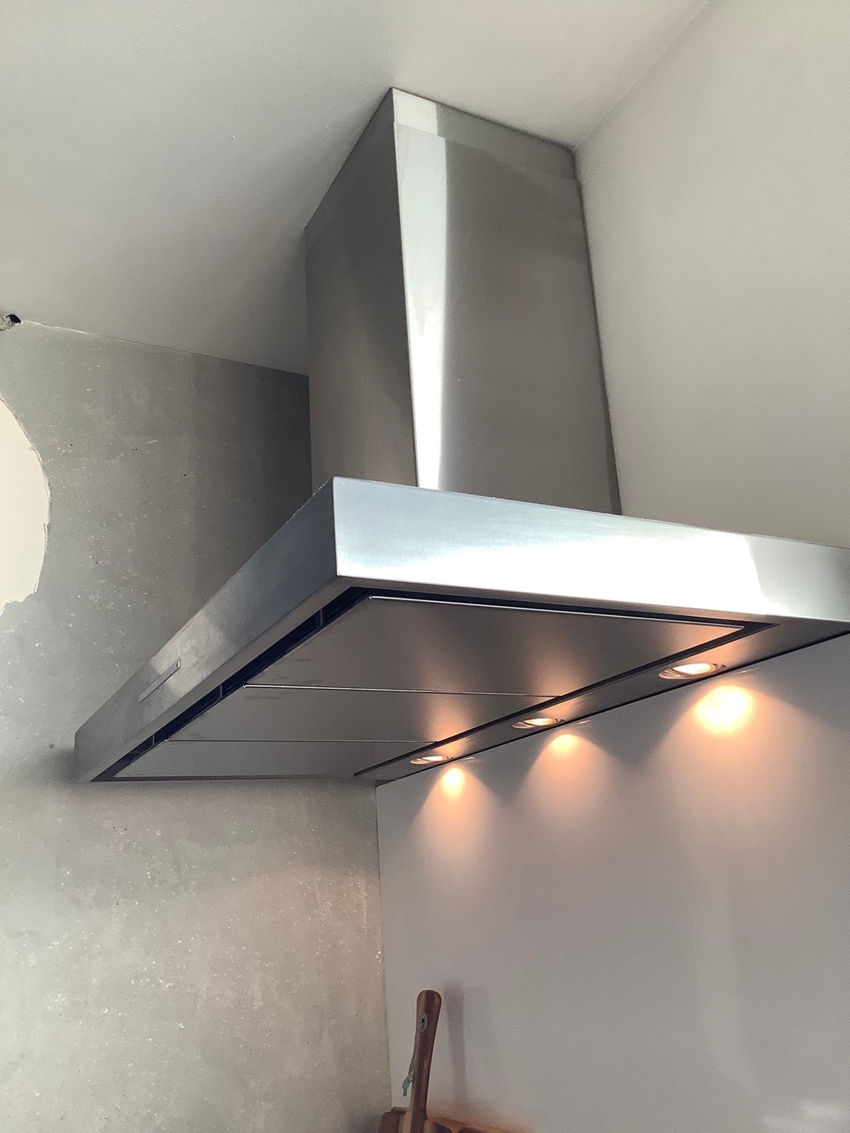 Miele DA  6590 kw design afzuigkap 90 cm breed., Ophalen, Gebruikt, Wandschouwkap, Vrijstaand