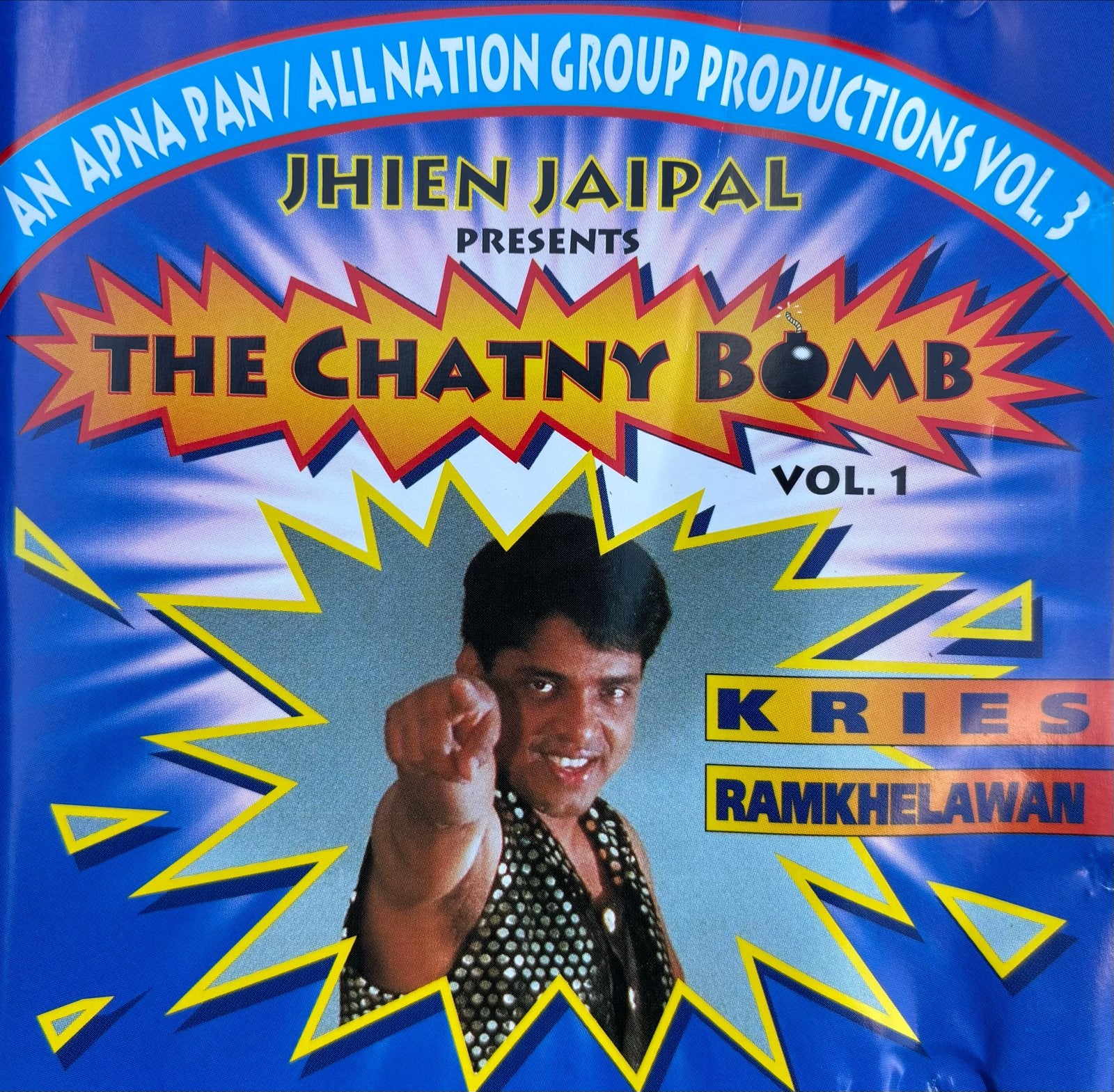 Jhien Jaipal - The Chatny Bomb Vol. 1 CD (Surinaamse muziek), Verzenden, Zo goed als nieuw, Album, Inclusief boekje