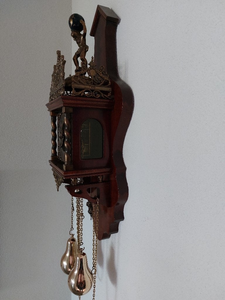 Zaanse klok met slagwerk., Antiek en Kunst, Ophalen