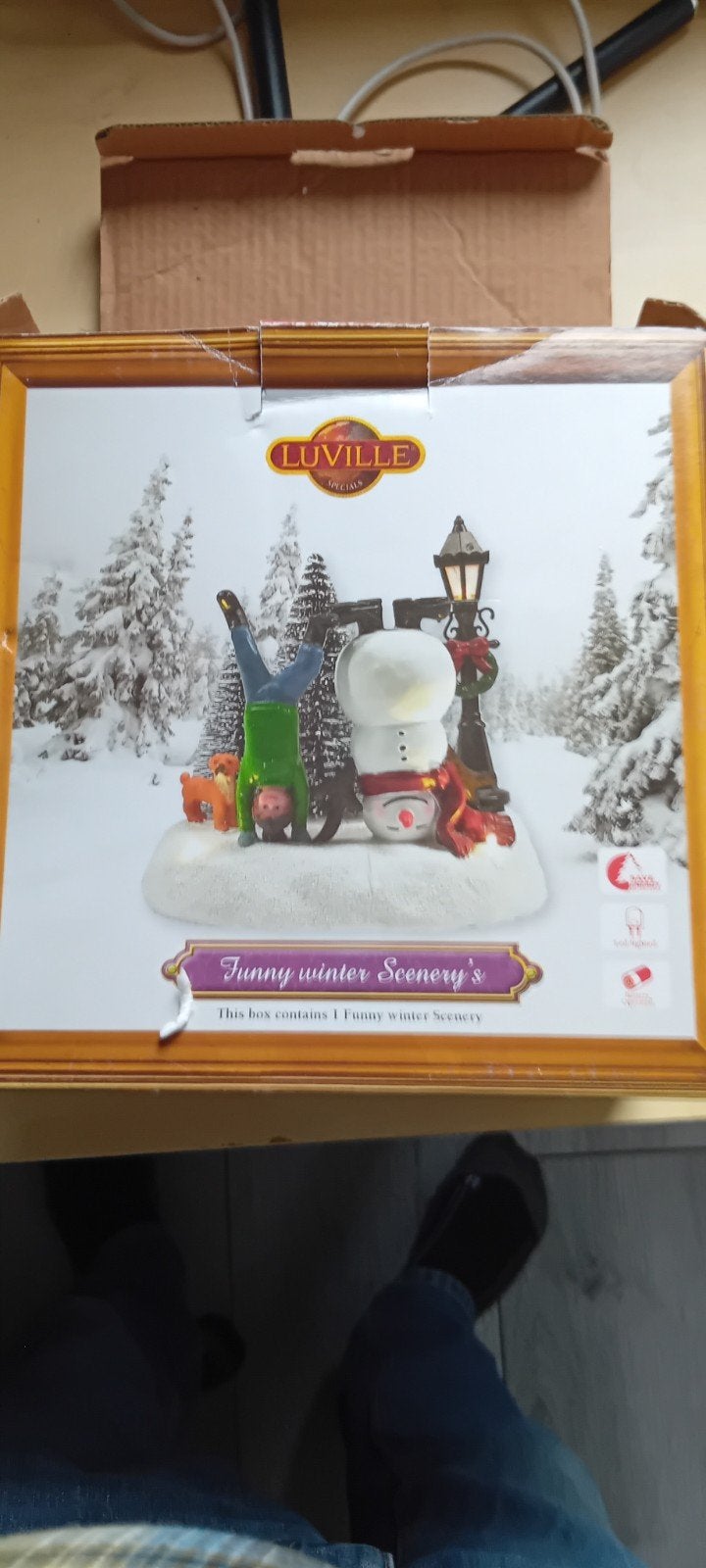 Luville winter tafereel, Diversen, Ophalen of Verzenden, Zo goed als nieuw
