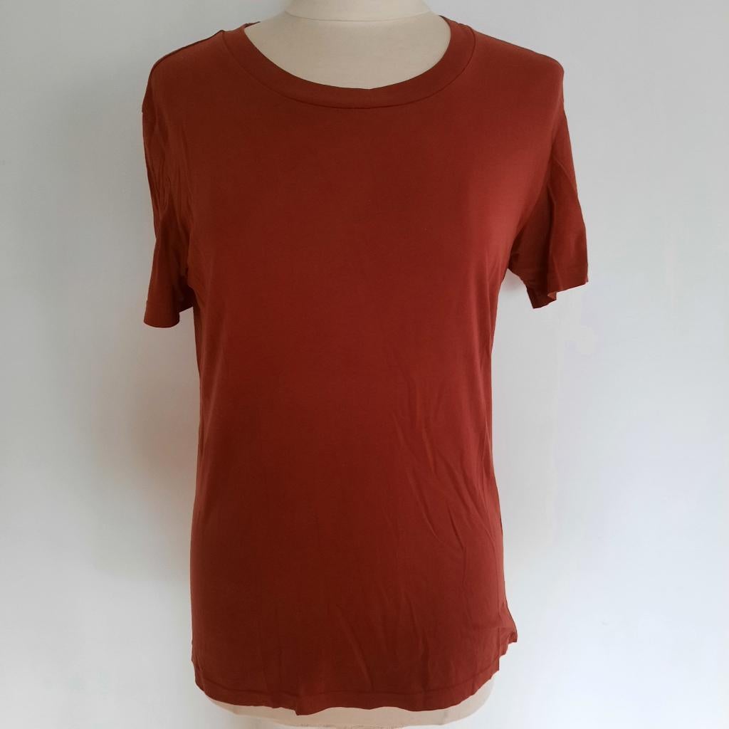 & Other Stories t- shirt roest bruin maat 40 - nieuw -, Maat 38/40 (M), Bruin, Ophalen of Verzenden, Korte mouw