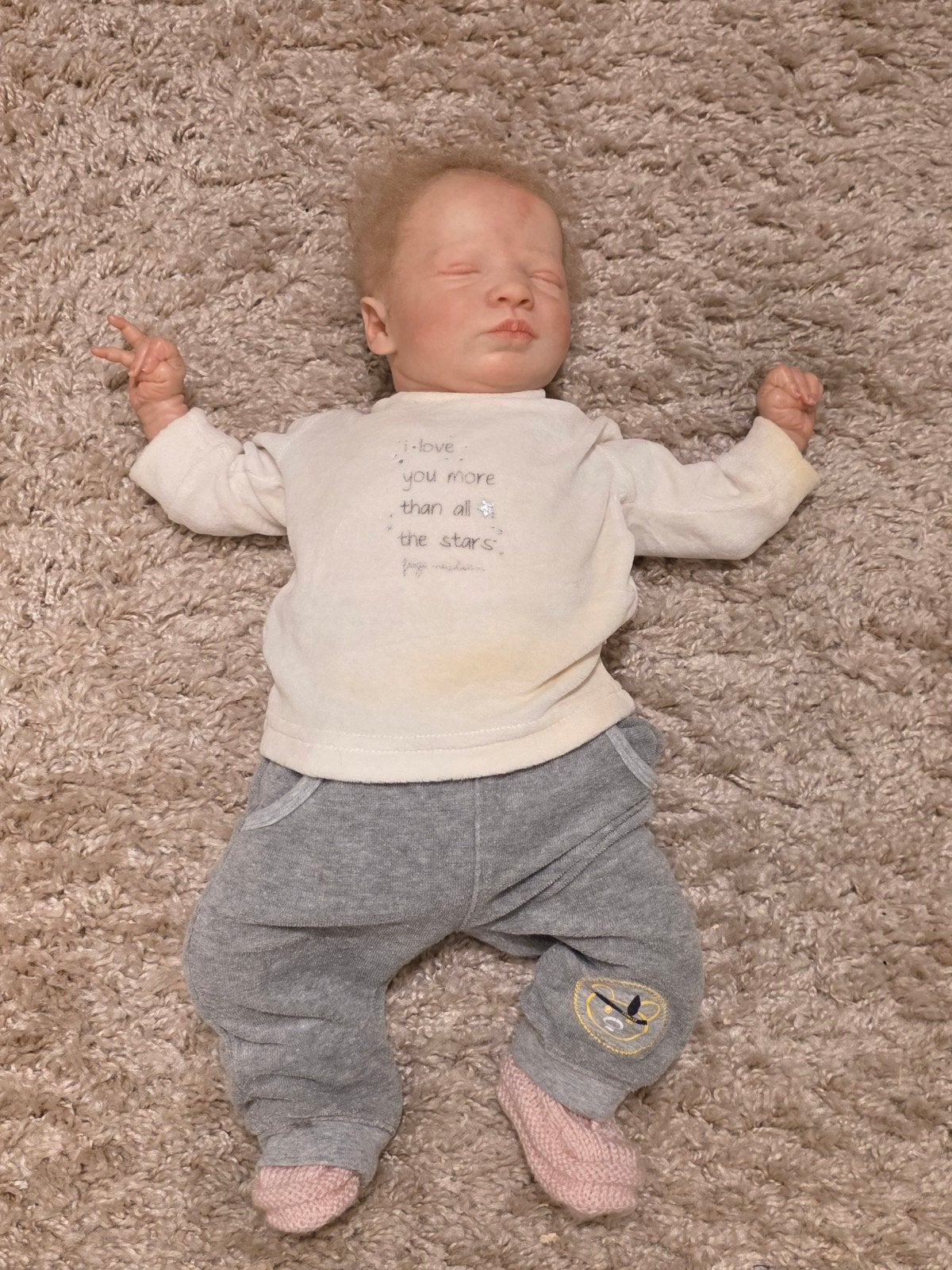 Reborn pop, Ophalen of Verzenden, Zo goed als nieuw, Babypop