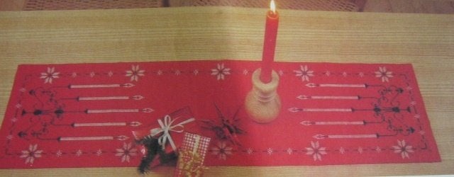Borduurpatroon  Kerst Loper   nr 3297 do, Verzenden, Nieuw, Handborduren, Patroon