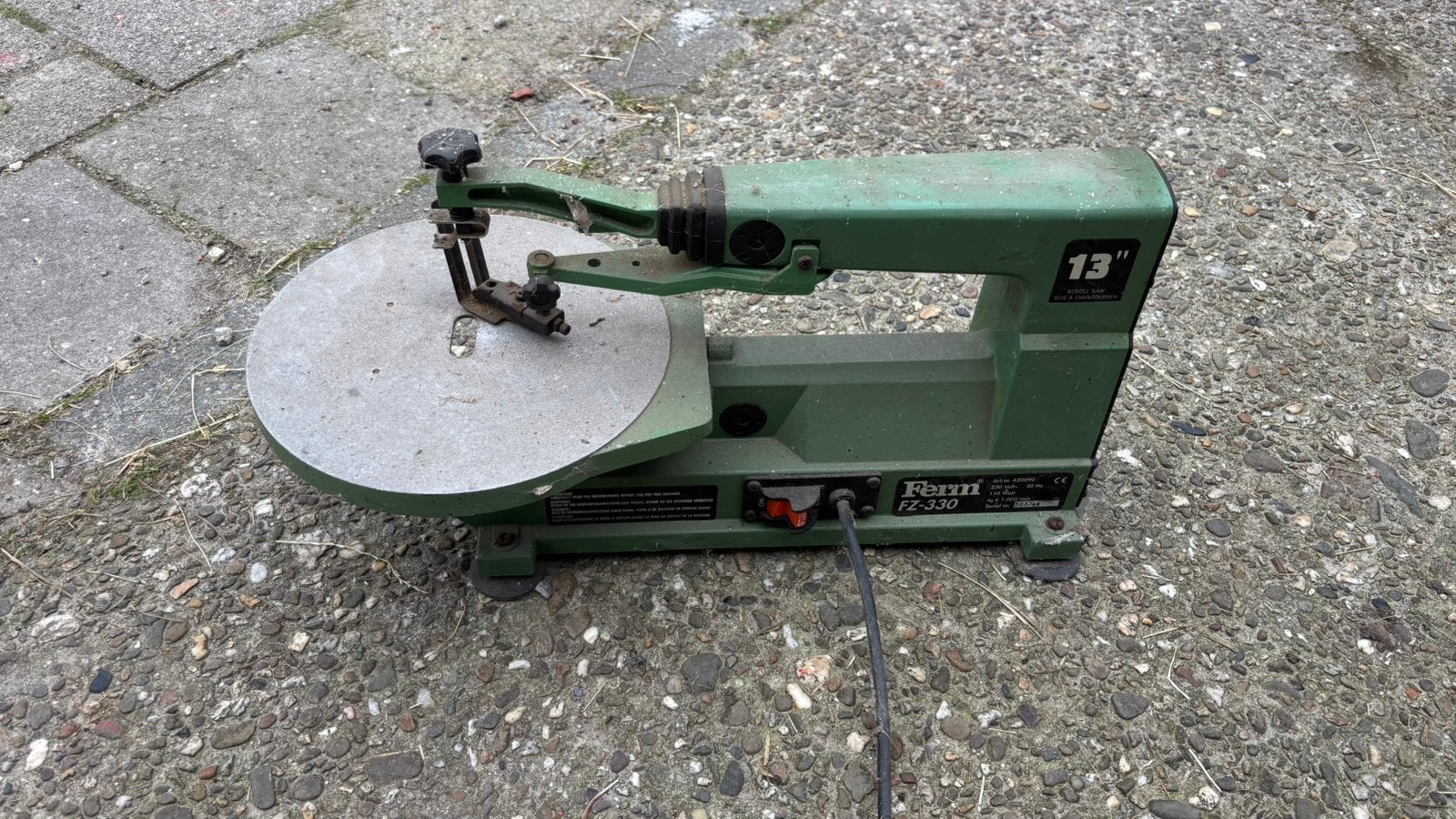 Figuurzaag., Ophalen, Zo goed als nieuw, 30 tot 70 mm, Figuurzaag