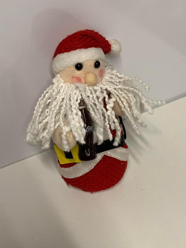 Prachtige kerstman knuffel Coca Cola, Ophalen of Verzenden, Zo goed als nieuw