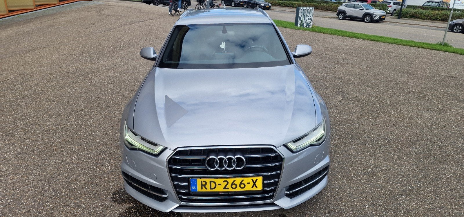 Audi A6 1.8 Tfsi Ultra 190pk S Tronic 2018 Grijs 266.648 km, Auto's, 1610 kg, Leder en Stof, Origineel Nederlands, Stationwagon