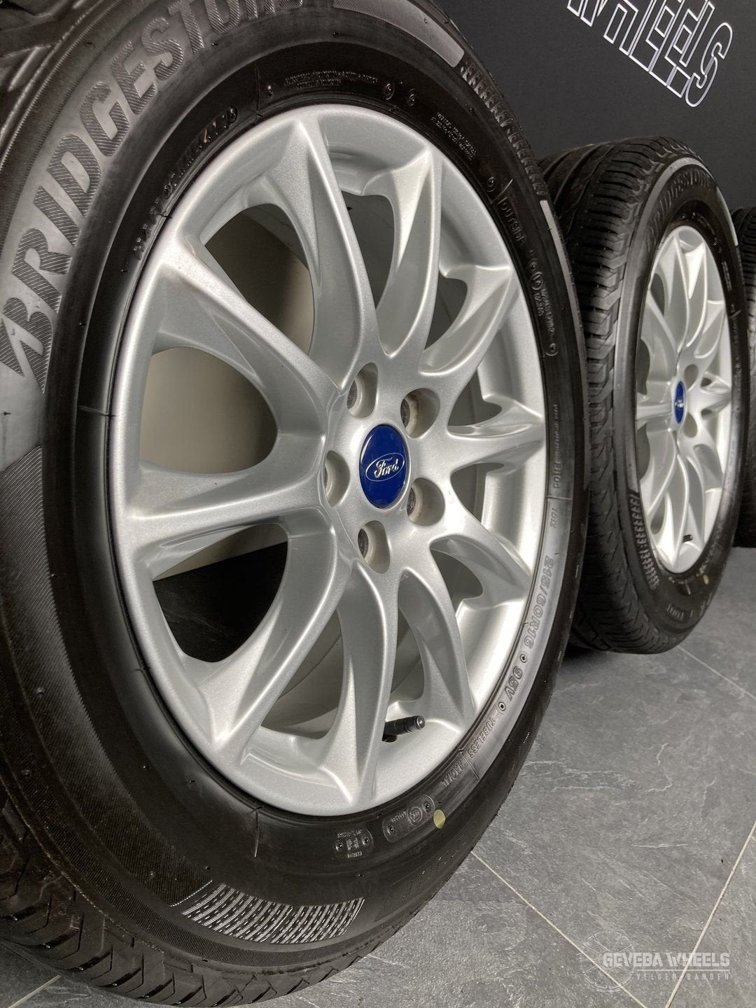 16” originele Ford Mondeo MK4 velgen + banden 5x108 DS7C-100, -, Banden en Velgen, Ophalen of Verzenden, Zomerbanden