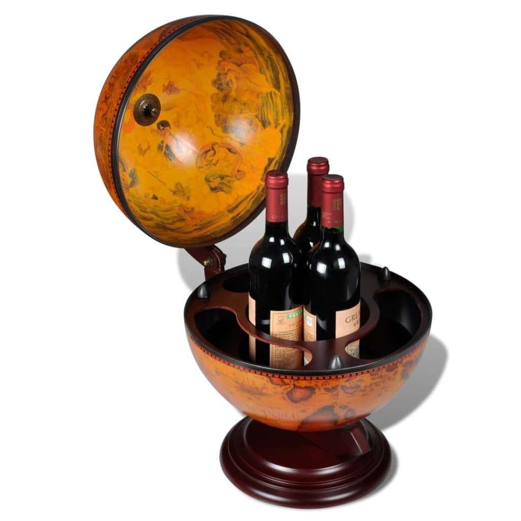 Bar minibar globebar wereldbolbar GRATIS VERZENDING!, Draaibaar, Verzenden, 33 cm, Nieuw