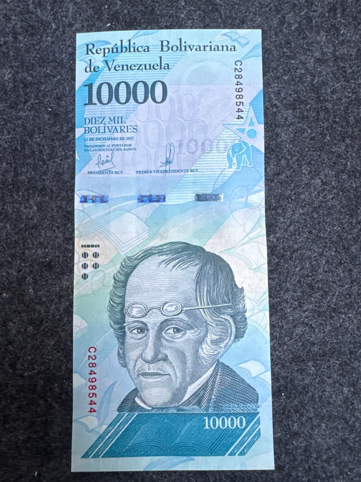 10000 Bolívares Venezuela bankbiljet - 2017, Ophalen of Verzenden, Zuid-Amerika, Los biljet