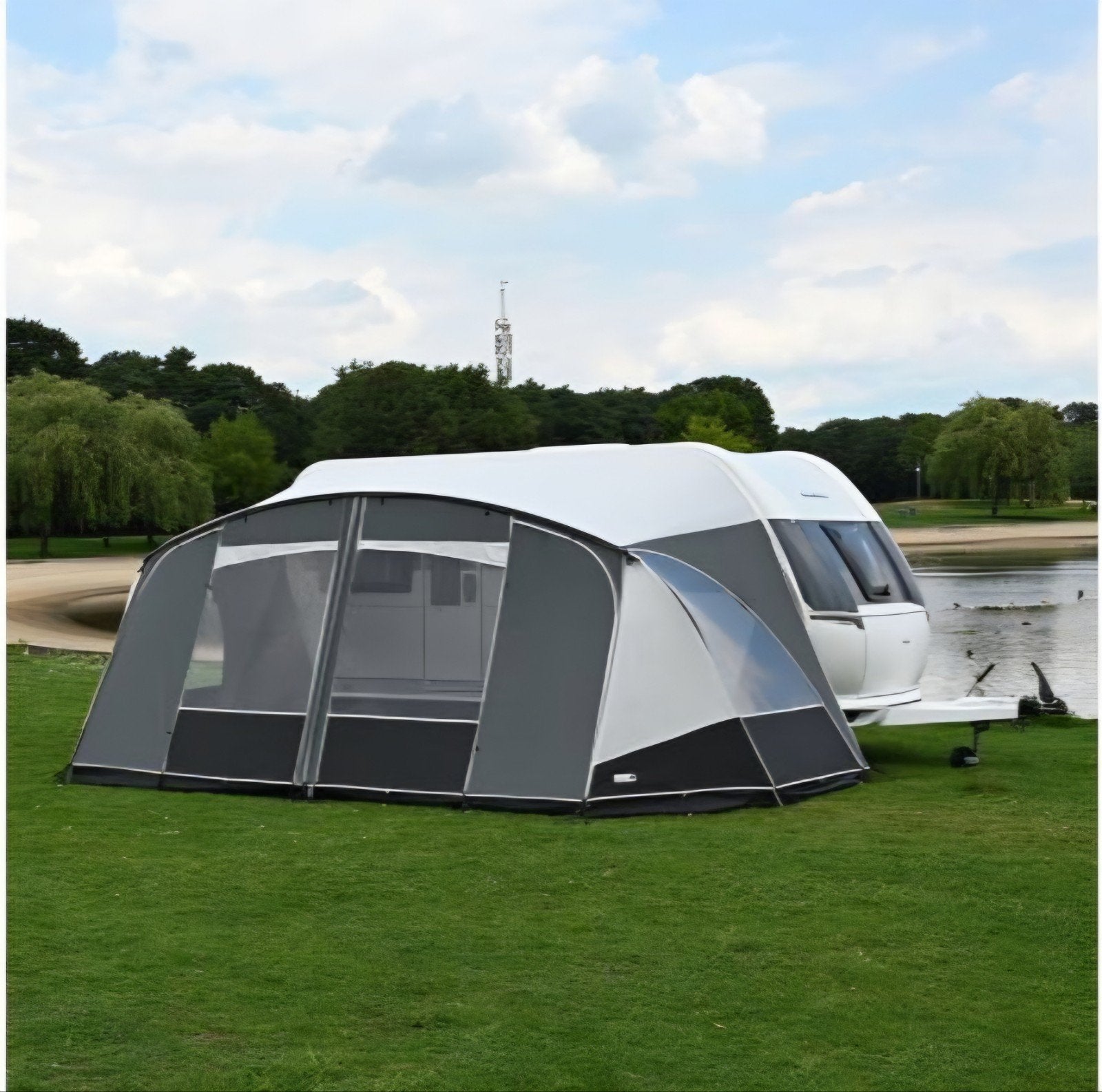 Unico Verona luifel voor Eriba Feeling 425, Caravans en Kamperen, Ophalen