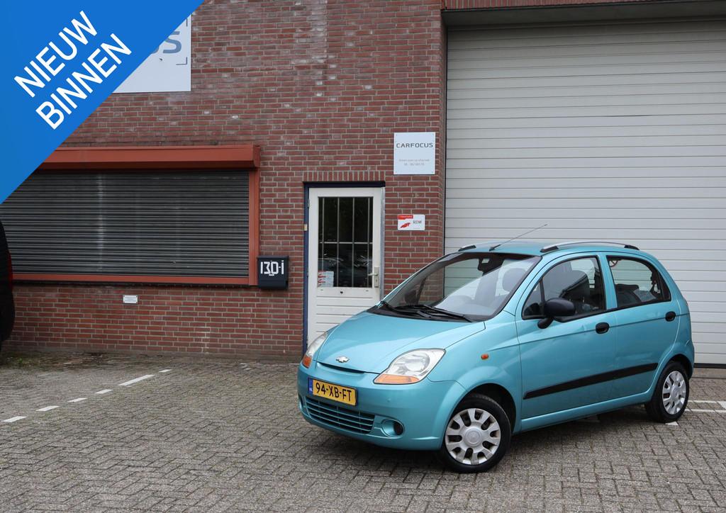Chevrolet Matiz 0.8 Style 3e eigenaar NAP Airco 04-27 APK, Voorwielaandrijving, Stof, Gebruikt, Blauw