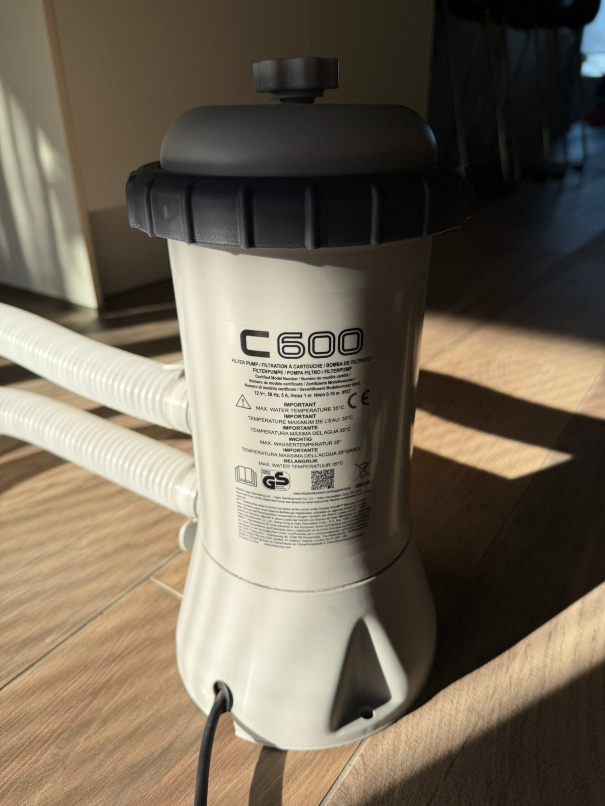 Intex C600 filterpomp, Tuin en Terras, Ophalen, Gebruikt, Zwembadpomp