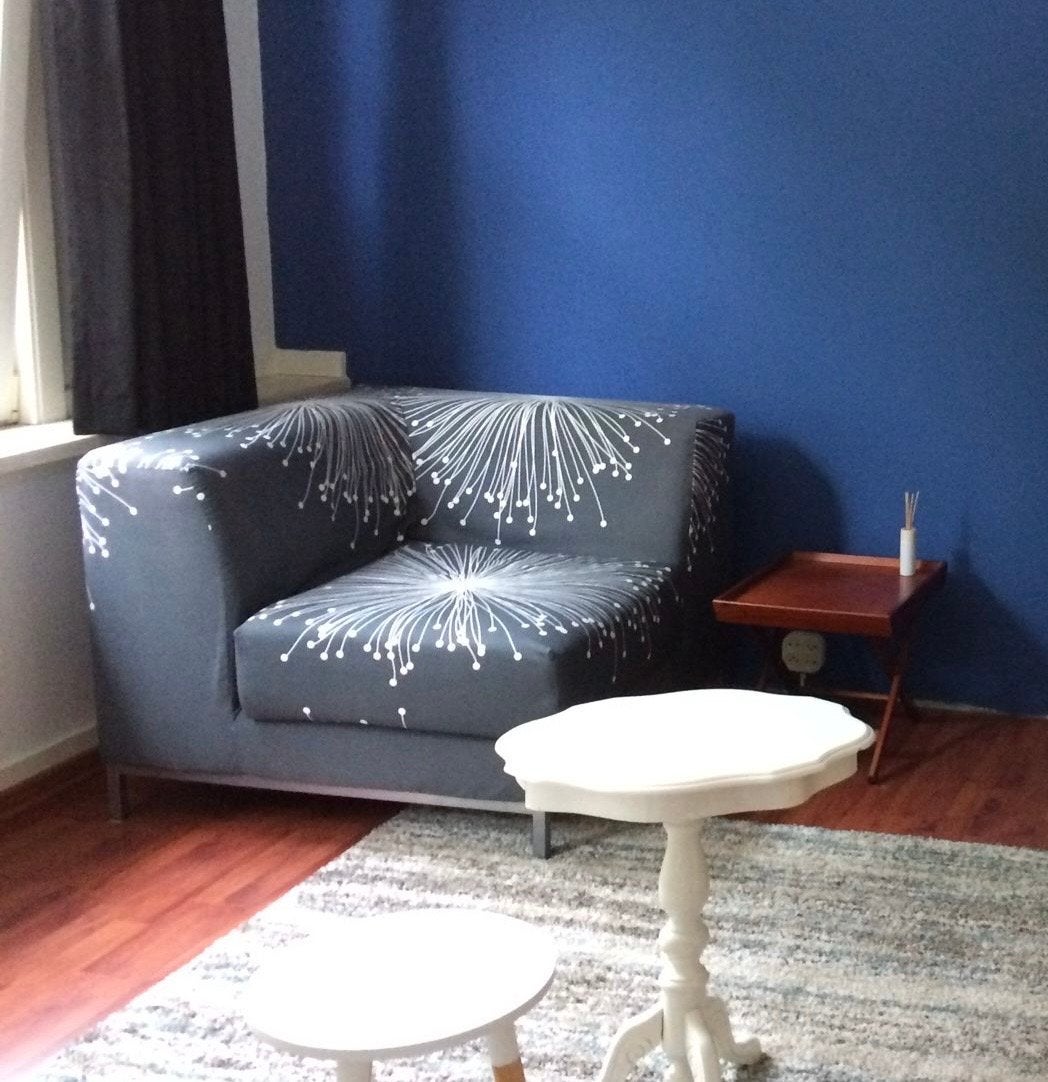 IKEA Kramfors fauteuil met hoes, Ophalen, Eenpersoons, Hoekbank, 75 tot 100 cm