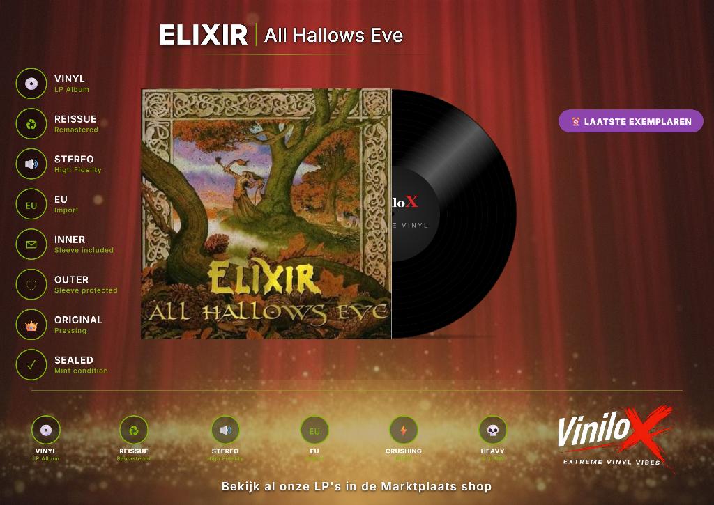 Elixir – All Hallows Eve | LP, Originele persing, 2020 tot heden, Ophalen of Verzenden, 12 inch