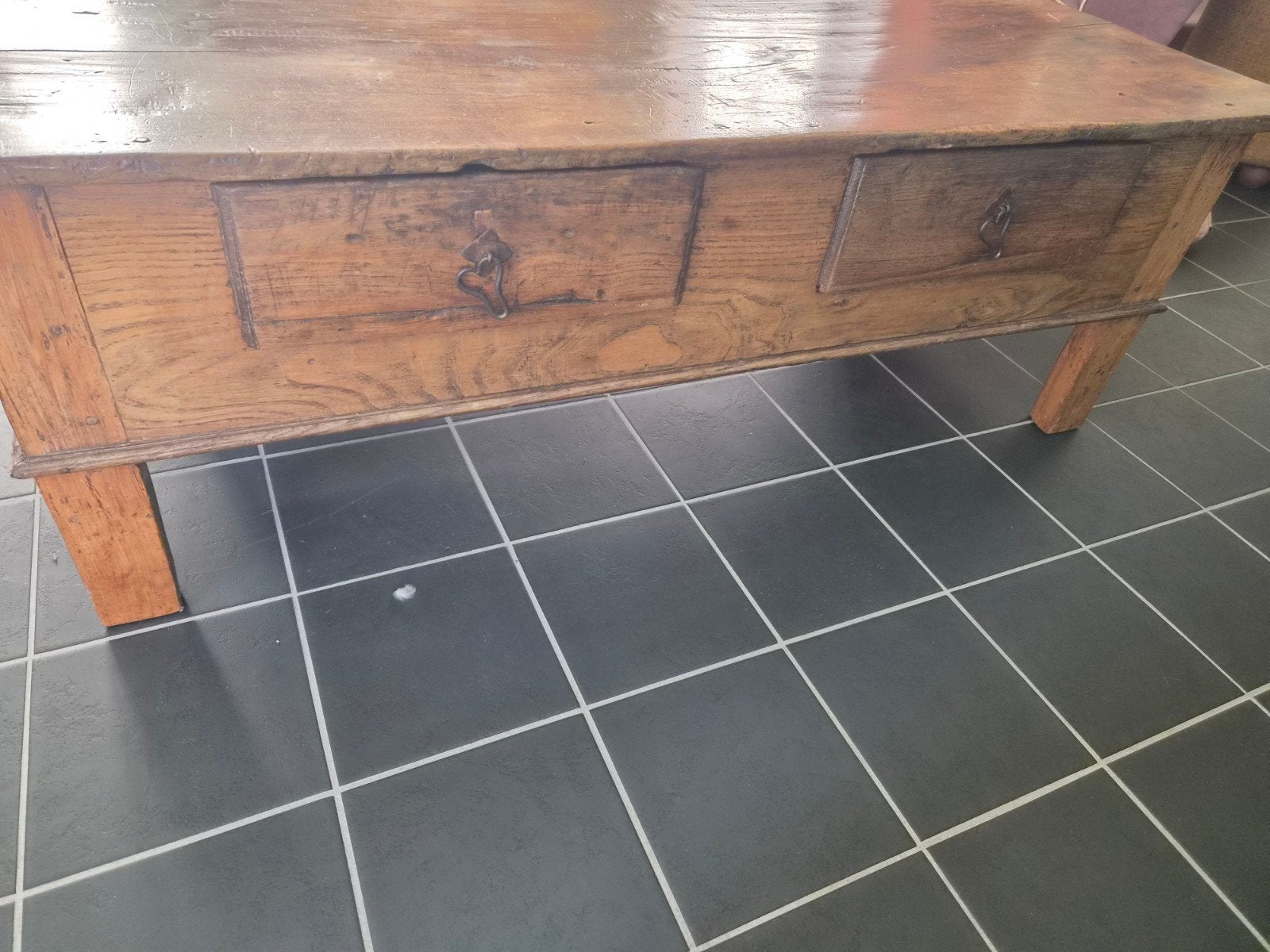 spaanse antieke salontafel, Huis en Inrichting, Ophalen