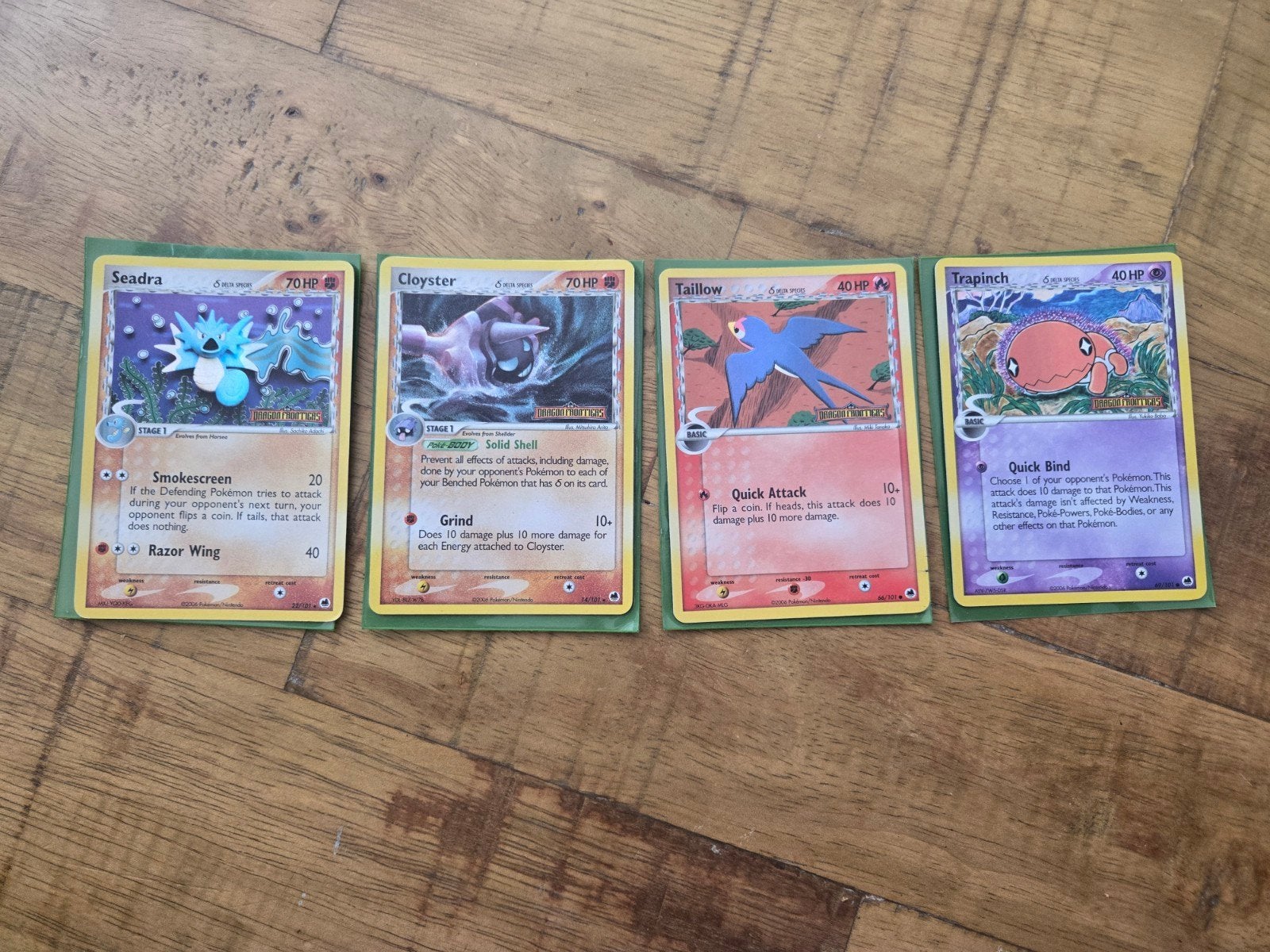 Reverse Holo Pokémon kaarten - Dragon Frontiers, Ophalen of Verzenden, Zo goed als nieuw, Meerdere kaarten, Foil