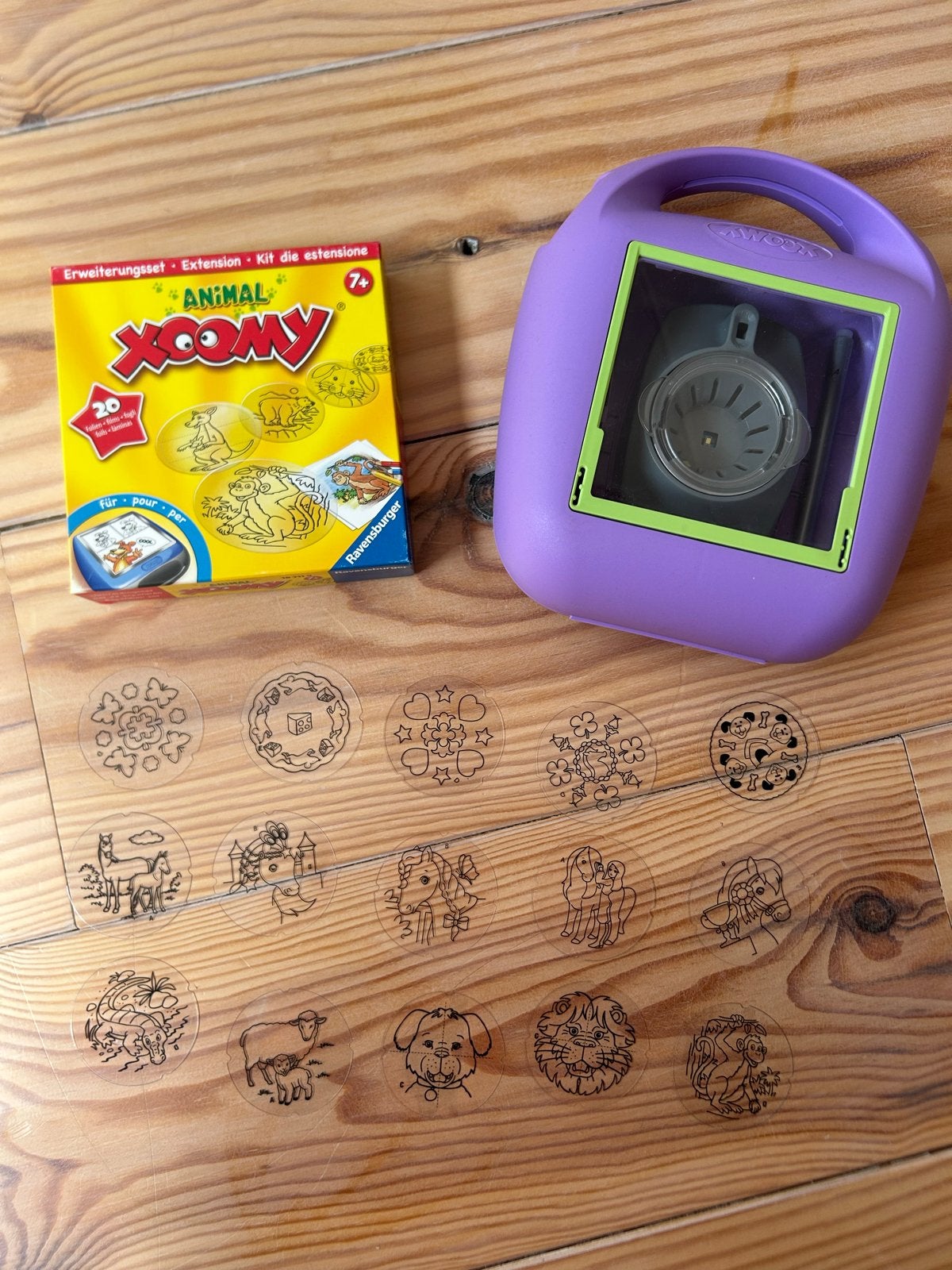 Xoomy tekentafel met Animal uitbreidingsset, Hobby en Vrije tijd, Ophalen of Verzenden, Gebruikt, Overige typen