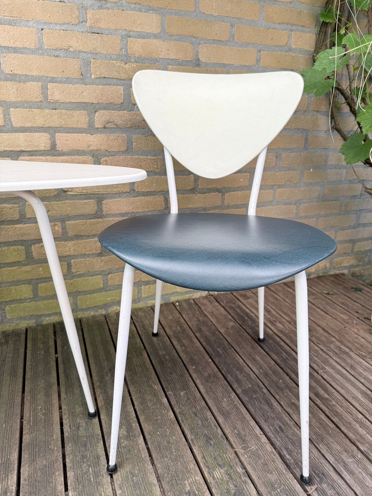 Vintage jaren 60 bistro set | Mid Century design, Gebruikt, Twee, Overige materialen, Vintage