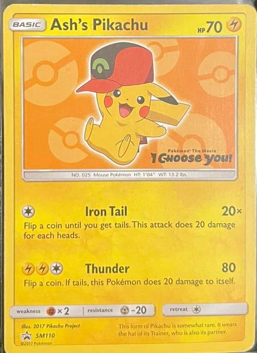 Ash’s pikachu SM110, Ophalen of Verzenden, Zo goed als nieuw