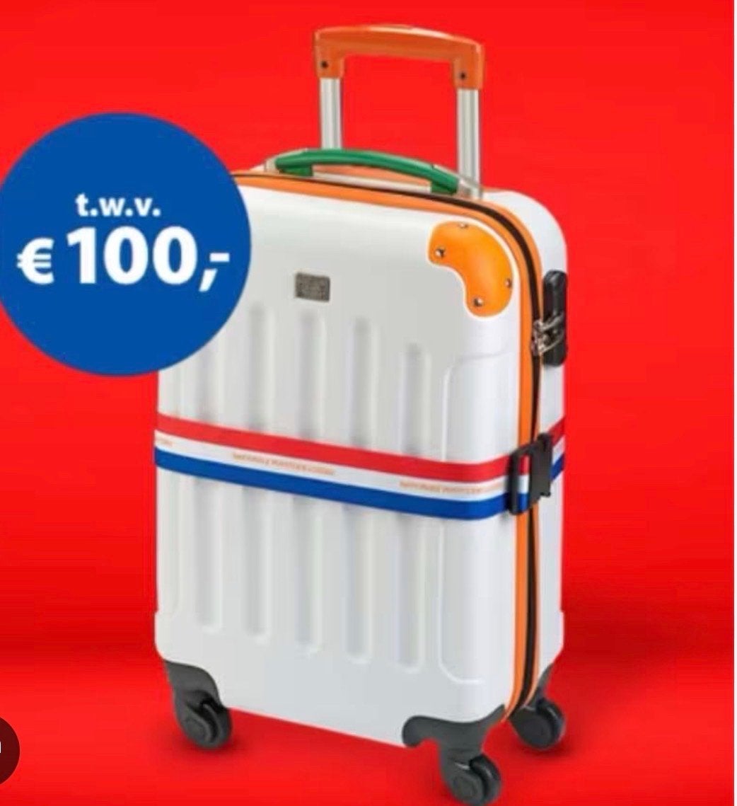 Nieuwe Postcode Loterij Koffer - Ongebruikt in Doos, Sieraden, Tassen en Uiterlijk, Koffers, 50 tot 60 cm, Hard kunststof, Nieuw