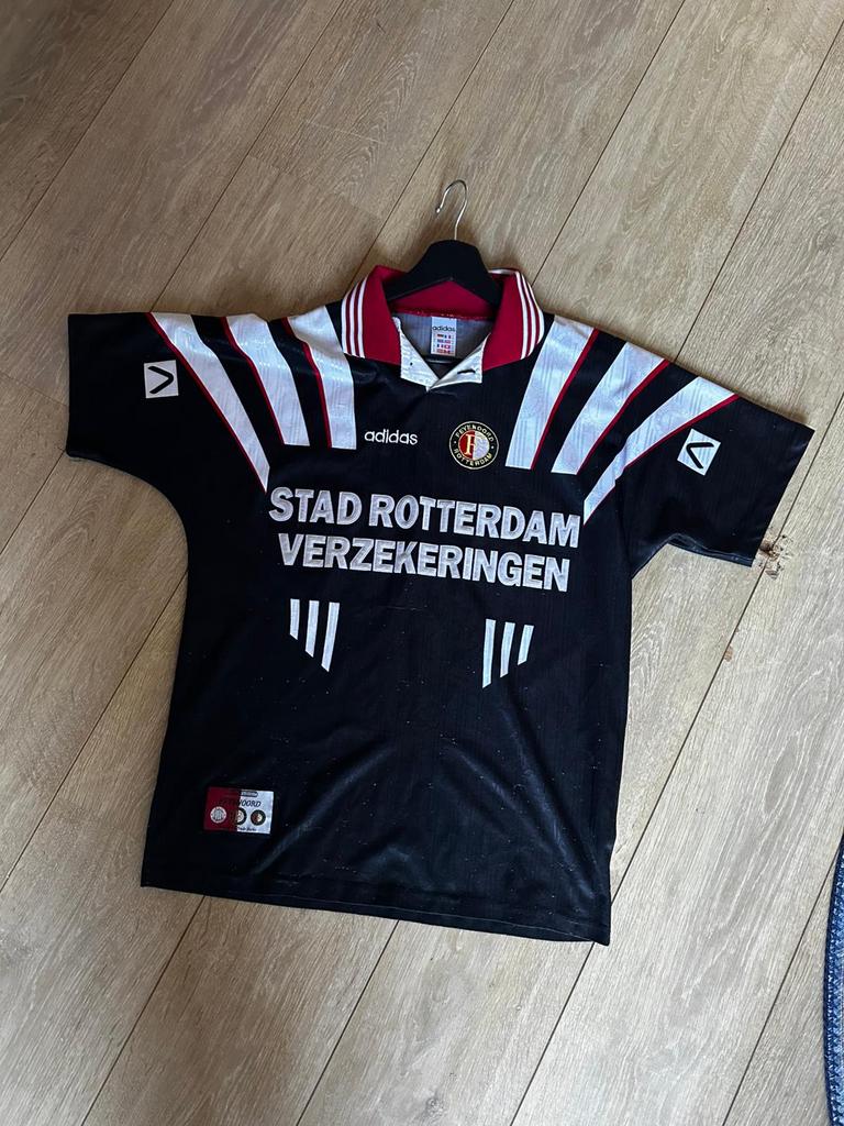 Feyenoord uitshirt 1996/1997 Adidas Stad Rotterdam – maat M, Sport en Fitness, Voetbal, Maat M, Ophalen of Verzenden, Gebruikt