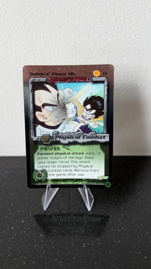 DBZ CCG Gohan’s Power Hit K4 Rare Limited Promo NM!, Ophalen of Verzenden, Zo goed als nieuw, Foil