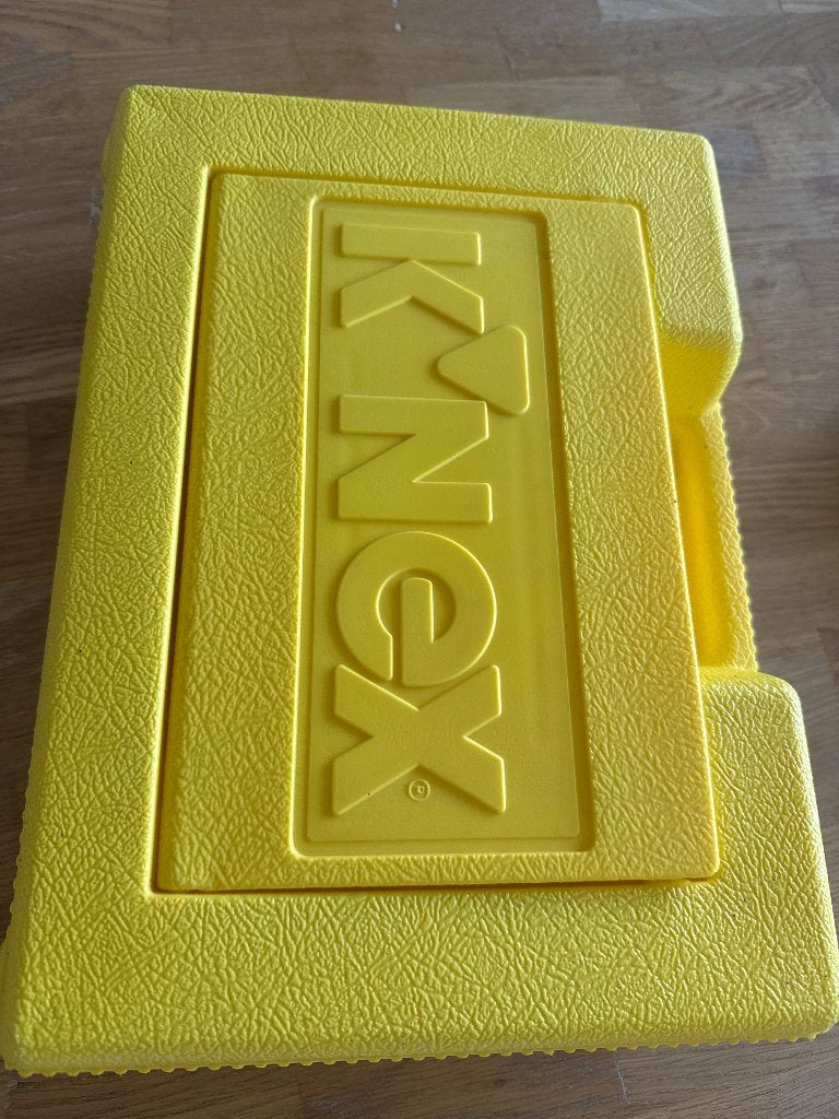 K’nex speelgoed gele koffer, Ophalen of Verzenden, Zo goed als nieuw, K'nex