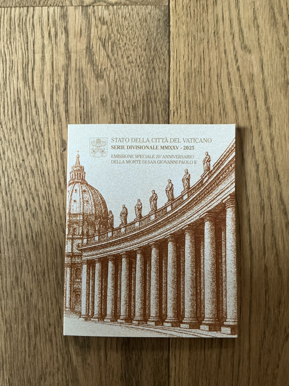 Vaticaanstad Euro Muntset 2025 - 20e Sterfdag Johannes Paulu, Verzenden, Vaticaanstad, Overige waardes, Setje