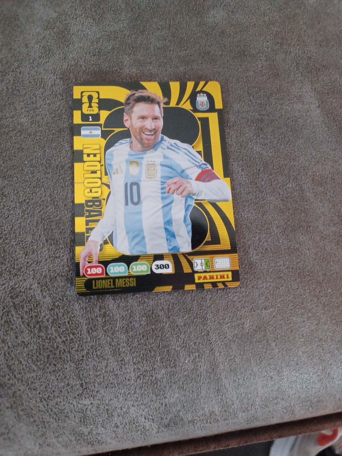 Gouden Lionel Messi kaart - Nieuw!, Ophalen, Nieuw, Buitenlandse clubs, Spelerskaart