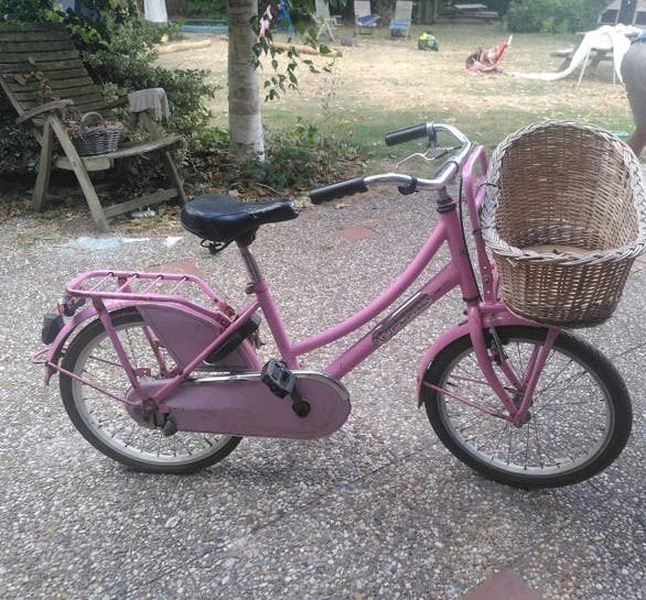 Roze kinderfiets 20 inch Popal, Ophalen, Terugtraprem, Gebruikt, Popal