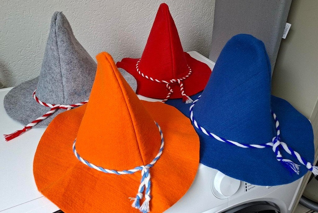 Tirolerhoeden diverse kleuren, Ophalen, Gedragen, Maat 38/40 (M), Carnaval