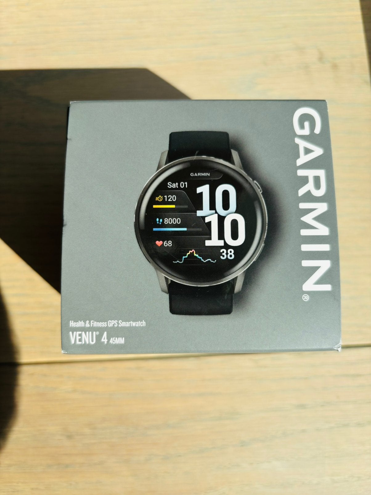 Garmin Venu 4 - 45mm NIEUW, Ophalen of Verzenden, Nieuw, Zwart