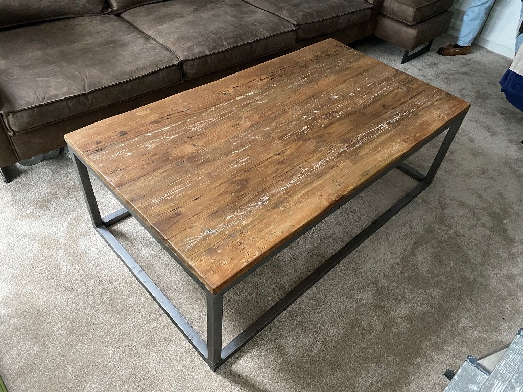 Salontafel teak Venetië, Ophalen, 50 – 75, Gebruikt, 100 tot 150 cm