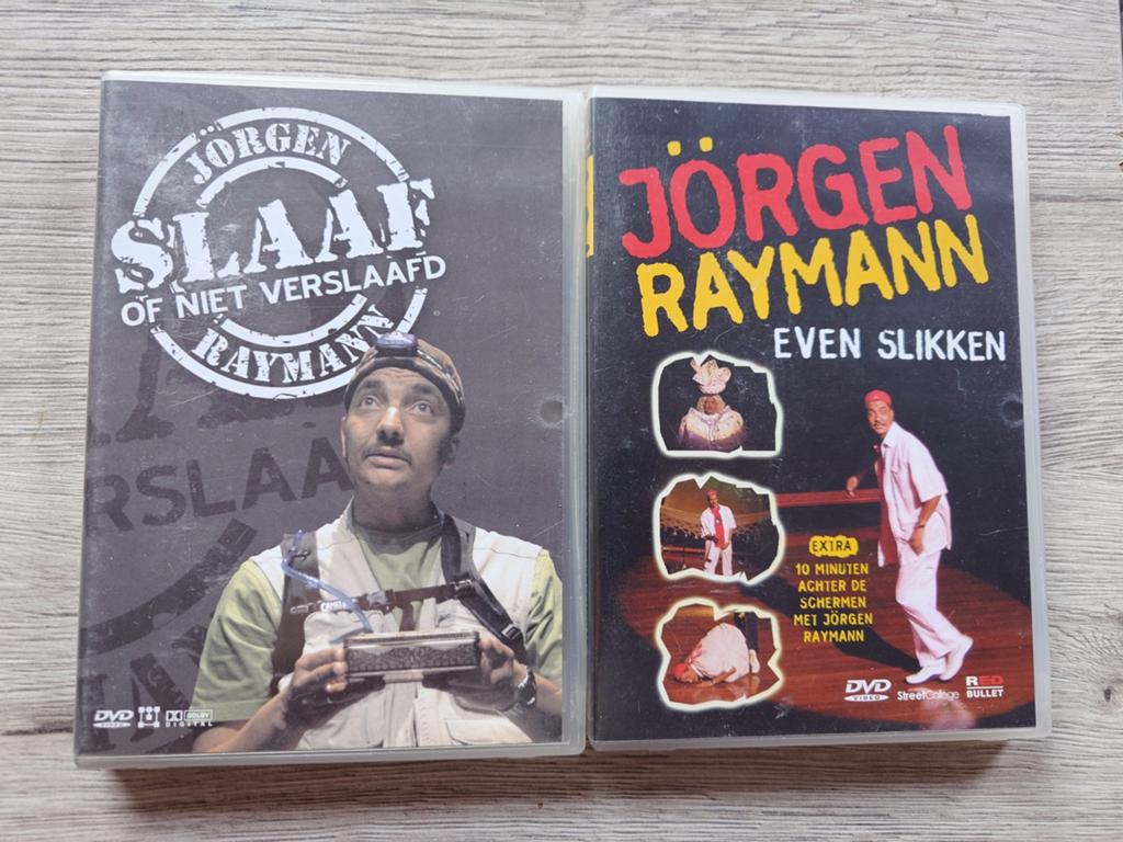 Jorgen Raymann 2x DvDs, Alle leeftijden, Ophalen of Verzenden, Zo goed als nieuw, Stand-up of Theatershow