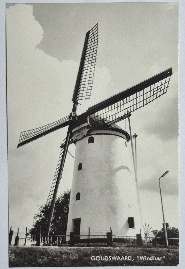 Goudswaard ( Z.H. ) Molen Windlust, Verzamelen, Verzenden, 1960 tot 1980, Ongelopen, Zuid-Holland