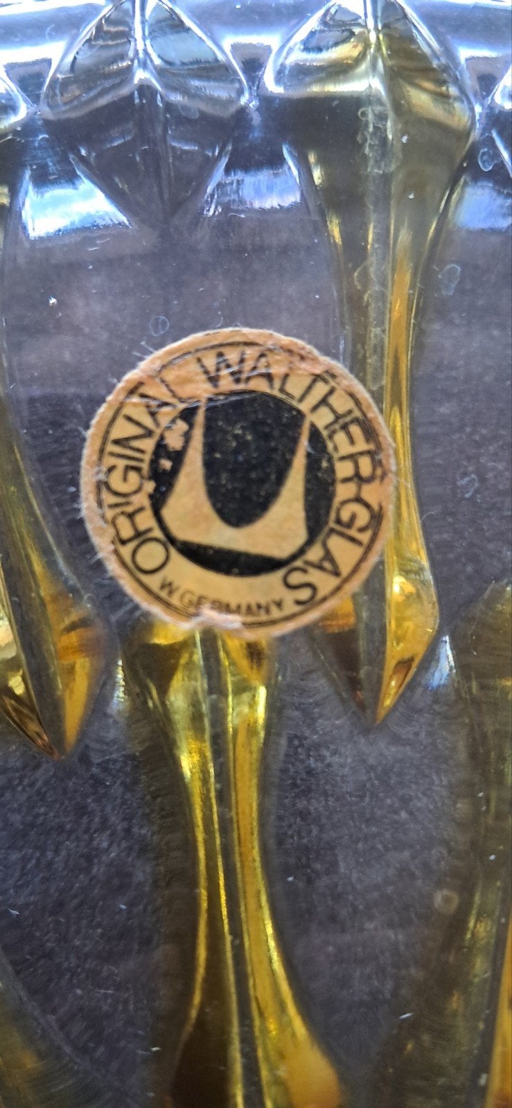 Walther Glas serveer schaal, Ophalen, Zo goed als nieuw, Rond, Glas