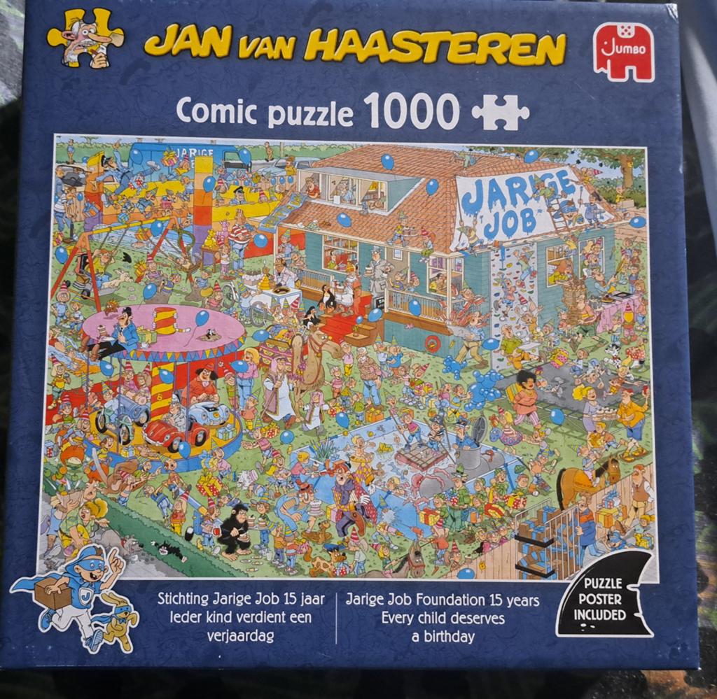 Jan van Haasteren 500 en 950/1000 stukjes, Ophalen, 500 t/m 1500 stukjes, Zo goed als nieuw