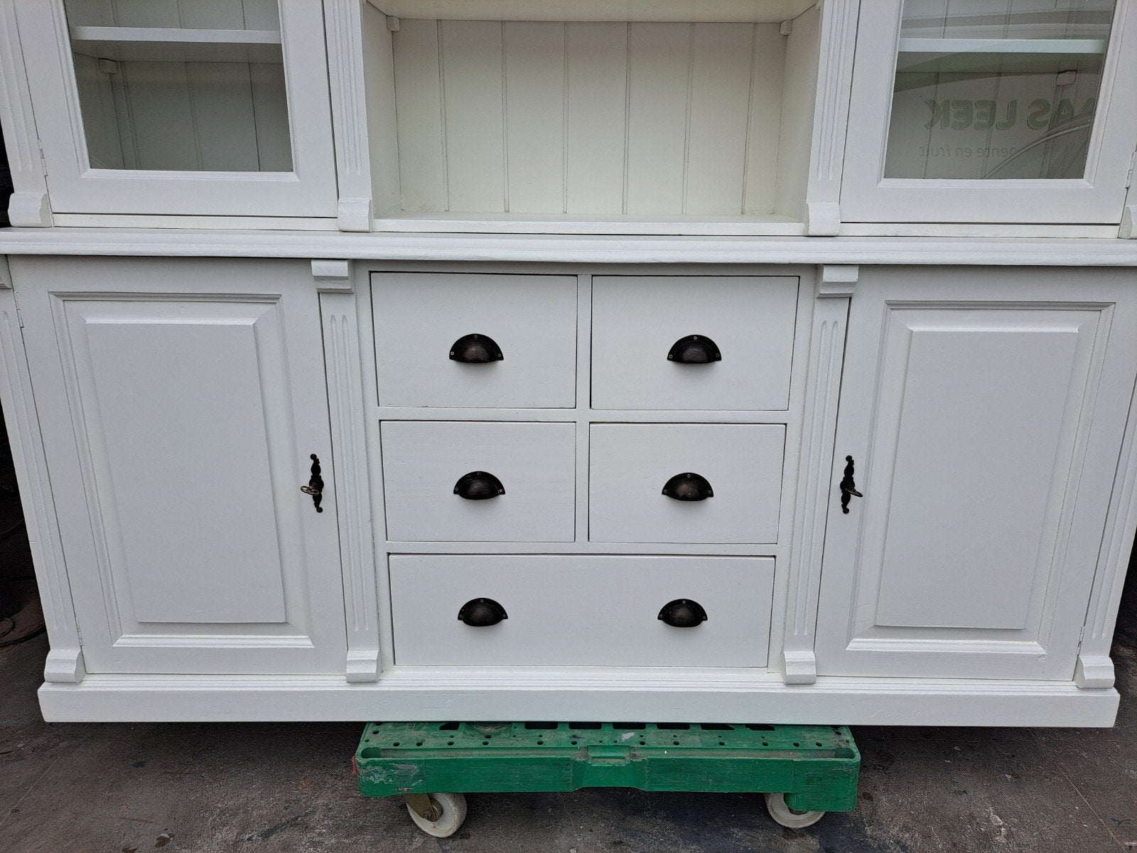 Apothekerskast HERBA FURMENTUM PHARMA Refurbished ral 9010, Huis en Inrichting, Kasten | Vitrinekasten, Ophalen, RoDeKo Volendam
