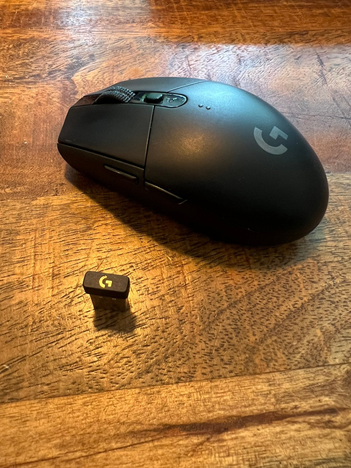 Logitech G305 Lightspeed draadloze gaming muis zwart, Computers en Software, Muizen, Ophalen of Verzenden, Zo goed als nieuw, Gaming muis