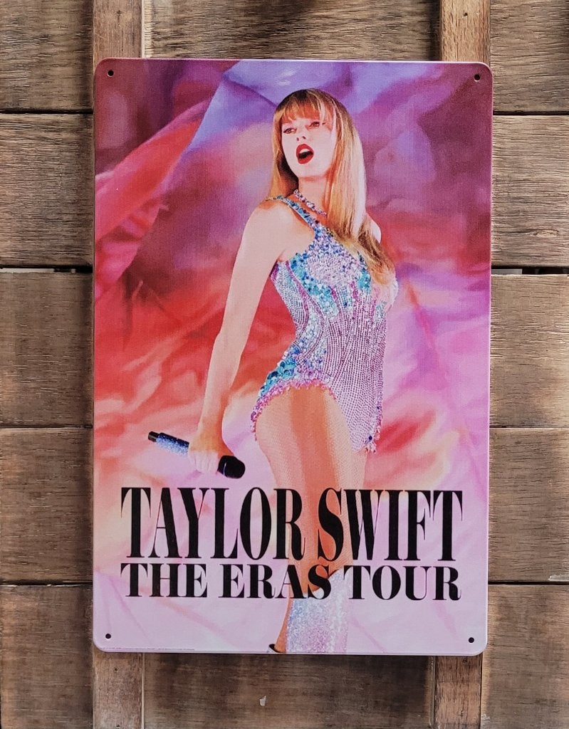 Taylor Swift Eras Tour reclamebord van metaal wandbord deco, Verzamelen, Info@deconoord.nl, Deco Noord, Nieuw, Ophalen of Verzenden