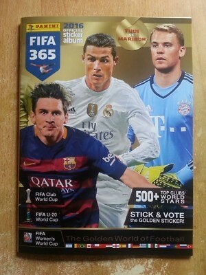 Plaatjes PANINI FIFA 365 2015-16 Aangeboden/Ruilen, Ophalen of Verzenden, Zo goed als nieuw, Buitenlandse clubs, Poster, Plaatje of Sticker