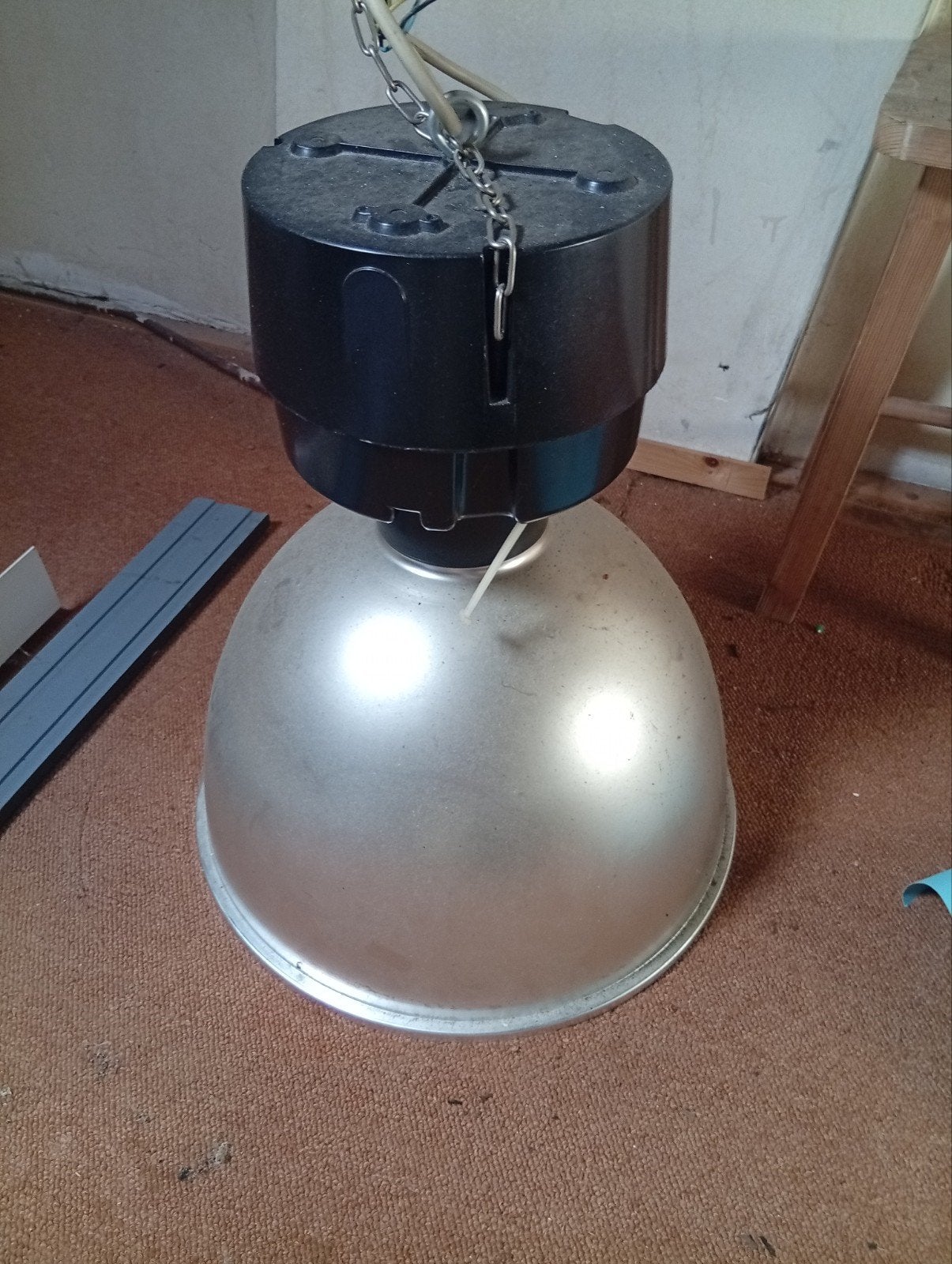 Industriële Hanglamp SBP 250W E40 - Zo goed als nieuw, Ophalen of Verzenden, Zo goed als nieuw, Metaal, Industrieel