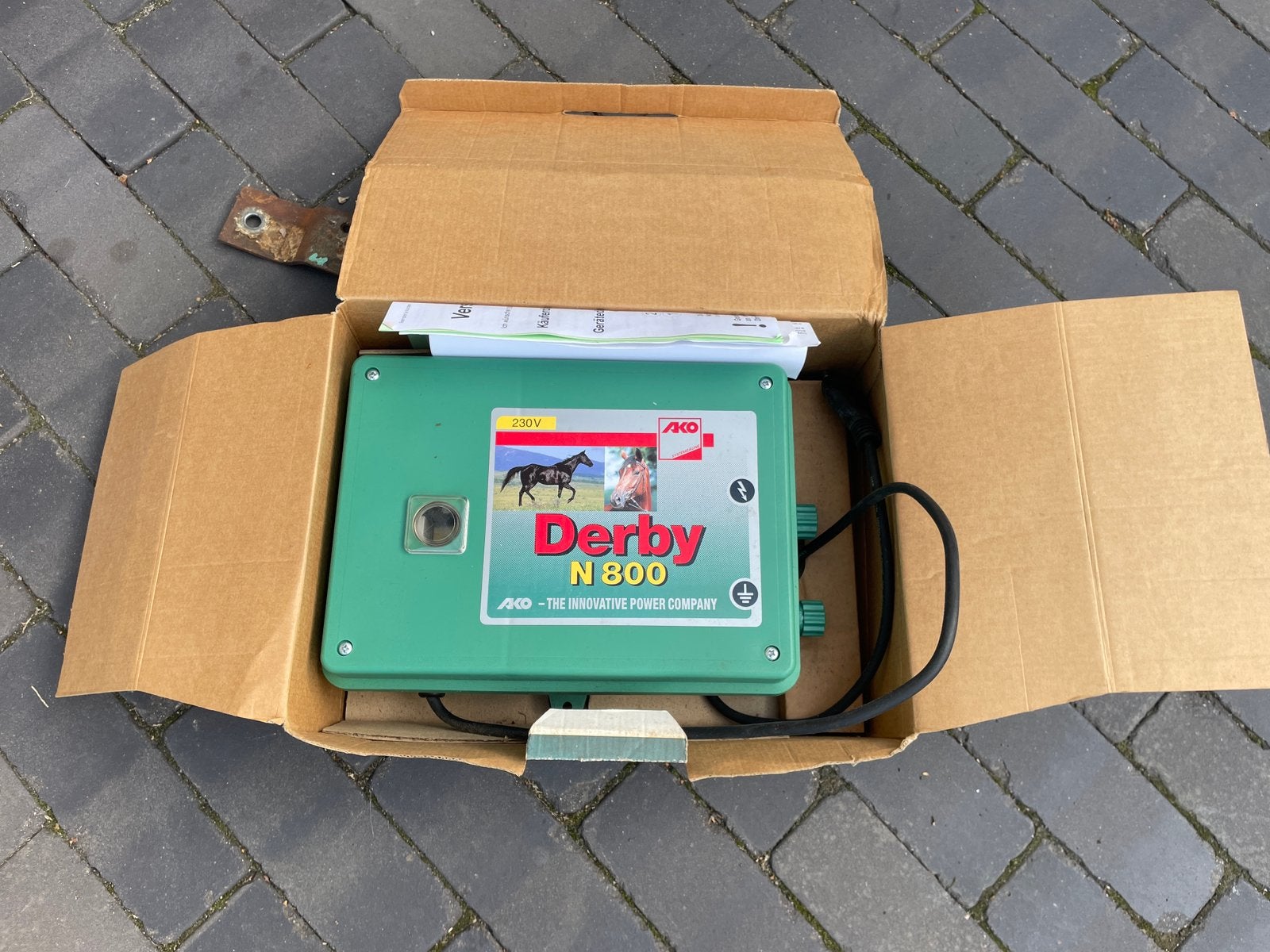 AKO Derby N 800 schrikdraadapparaat – ongebruikt in doos
